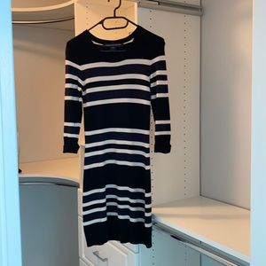 Striped French Connection dress in size 2 (34)